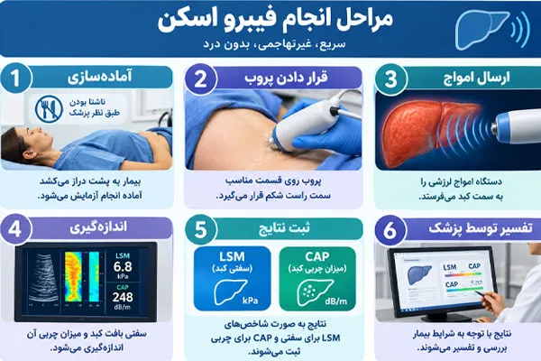 فیبرواسکن کبد چرب
